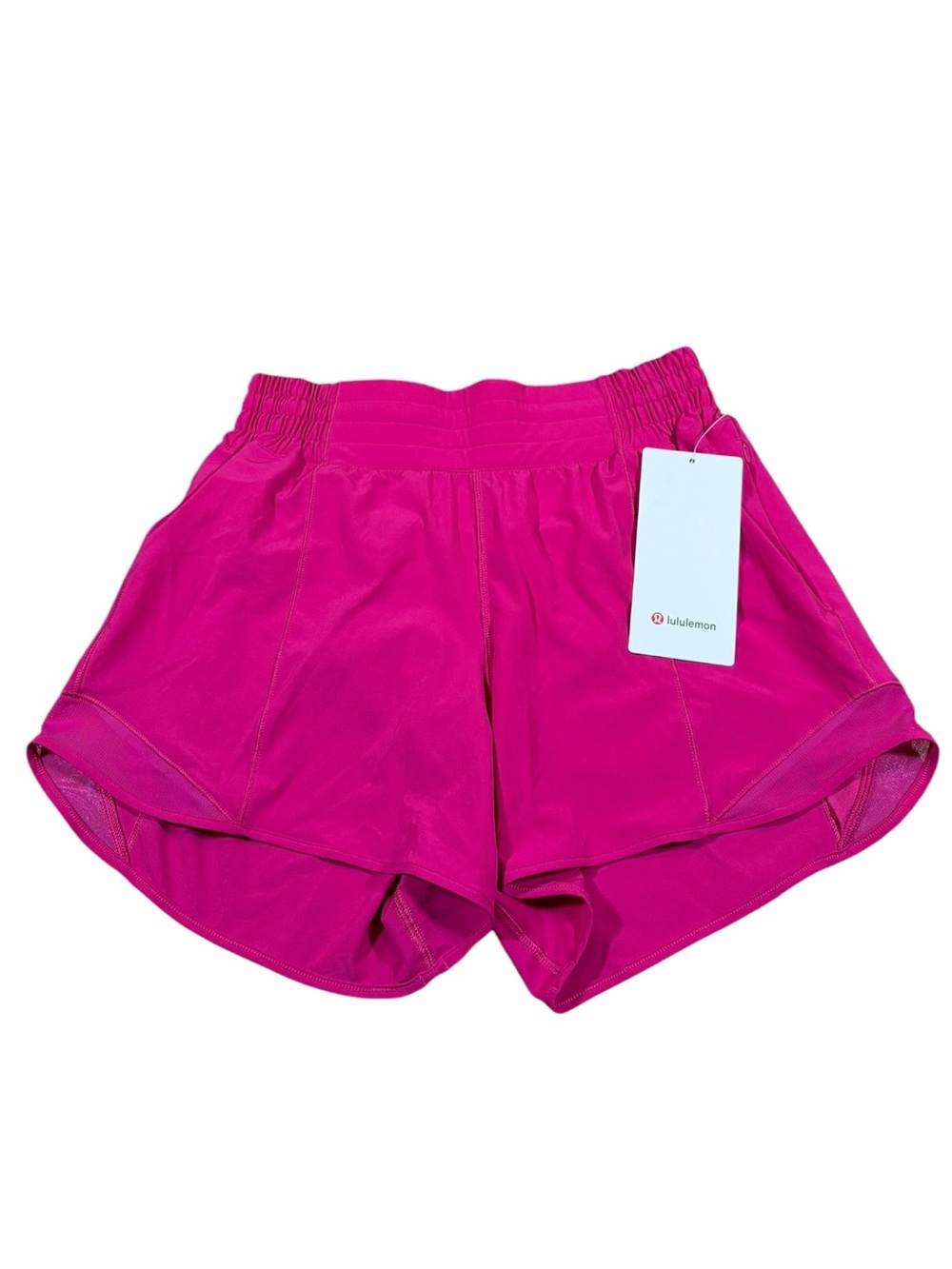 NWT Lululemon Hotty Hot High-Rise Short *4” (Pink Flare) Size 6